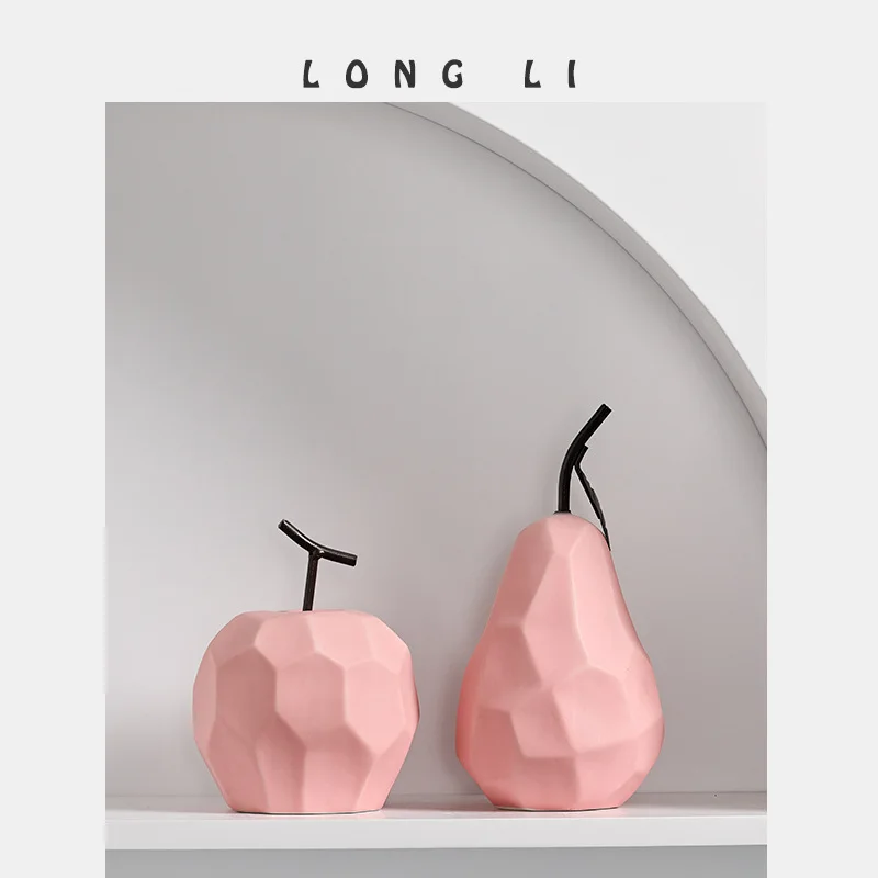 Home Decoration Accessories Ceramic Apple Pear Ornaments Modern Simple Living Room TV Cabinet Home Decoration Fruit Ornaments
Home Decoration Accessories Ceramic Apple Pear Ornaments Modern Simple Living Room TV Cabinet Home Decoration Fruit Ornaments