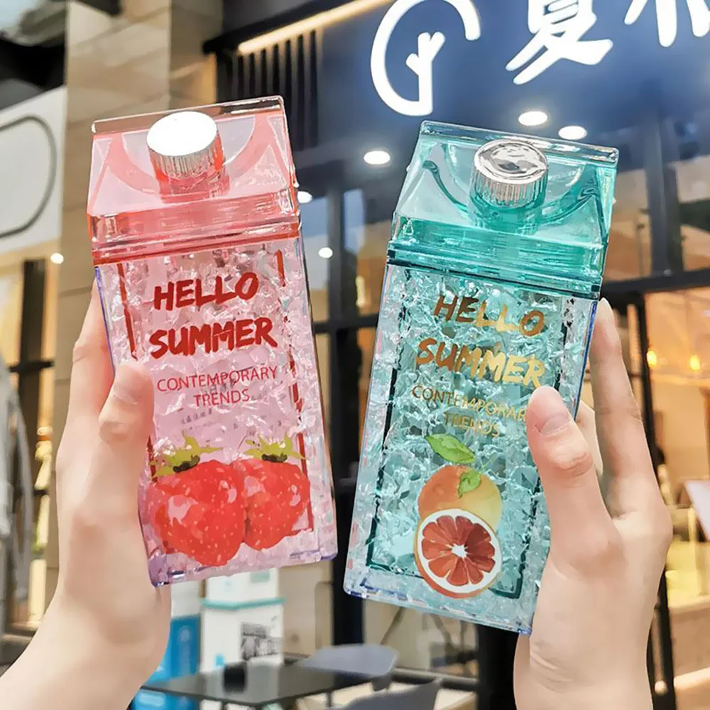 Square Sippy Cup Water Bottle Summer For Adults Straw Ice Plastic Jug Bottles Sports Drinking Ice Cup Water Jug Water Bottle
Square Sippy Cup Water Bottle Summer For Adults Straw Ice Plastic Jug Bottles Sports Drinking Ice Cup Water Jug Water Bottle