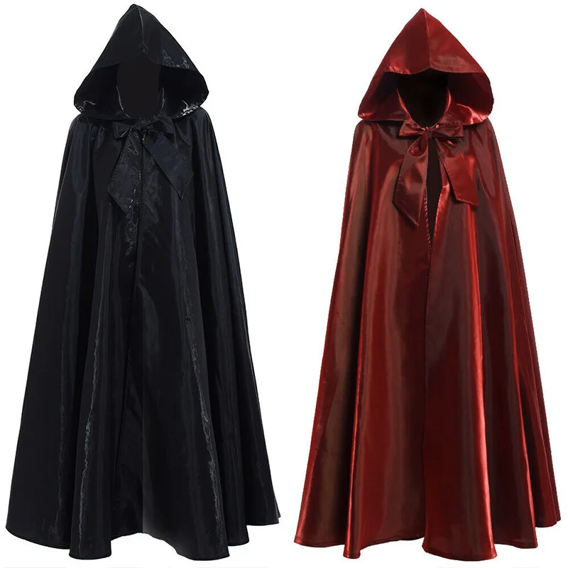 2022 Halloween Party Cosplay Woman Men Adult Long Hero Witchcraft Witchcraft Robe Hood Cloak Cosplay Satin Red Medieval Cloak
2022 Halloween Party Cosplay Woman Men Adult Long Hero Witchcraft Witchcraft Robe Hood Cloak Cosplay Satin Red Medieval Cloak