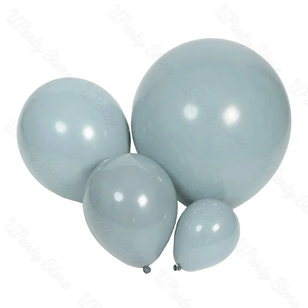 Пыльно-синие матовые воздушные шары MicroPlush 
Пыльно-синие матовые воздушные шары MicroPlush