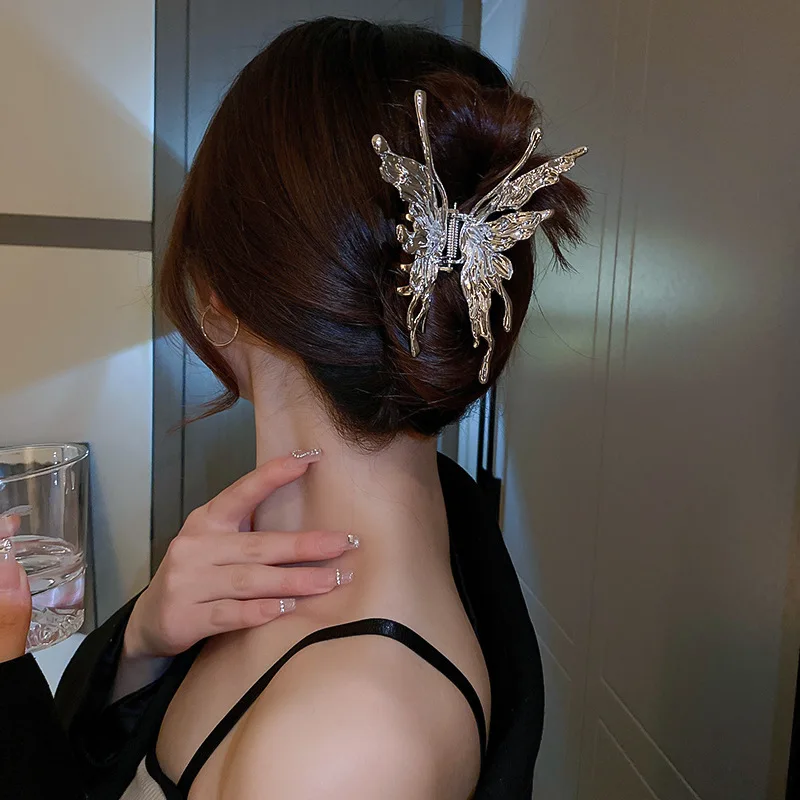 New Style Pleated Butterfly Hair Clip Back of Head Fashion Normcore Style Niche Grip Women's Hair Accessories tiara hair pin
New Style Pleated Butterfly Hair Clip Back of Head Fashion Normcore Style Niche Grip Women's Hair Accessories tiara hair pin