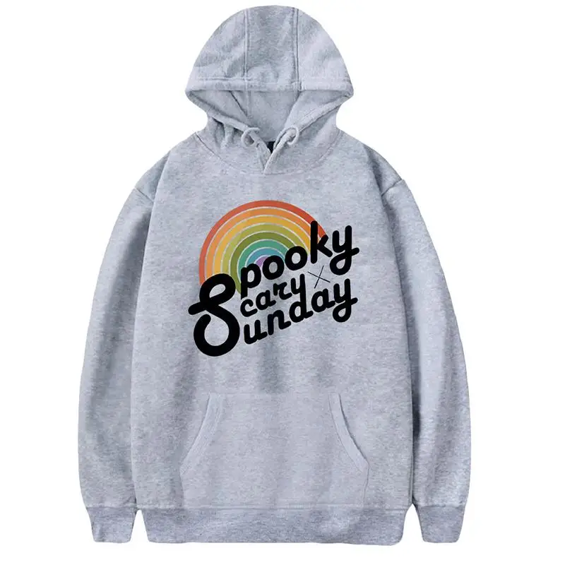 Fashion Spooky Scary Sunday Hoodies Sweatshirt Men Women Unisex Pullover Hip Hop Hoode Casual Boys Girls Autumn Black Streetwear
Fashion Spooky Scary Sunday Hoodies Sweatshirt Men Women Unisex Pullover Hip Hop Hoode Casual Boys Girls Autumn Black Streetwear