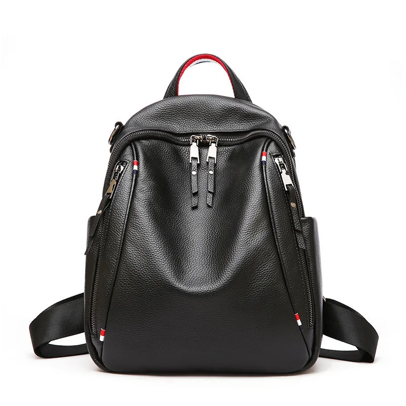 New Women Backpack Genuine Leather Shoulders Bag For Woman Daily Trendy Backpacks Female Travel Bagpack Women's Bags Sac A Dos
New Women Backpack Genuine Leather Shoulders Bag For Woman Daily Trendy Backpacks Female Travel Bagpack Women's Bags Sac A Dos