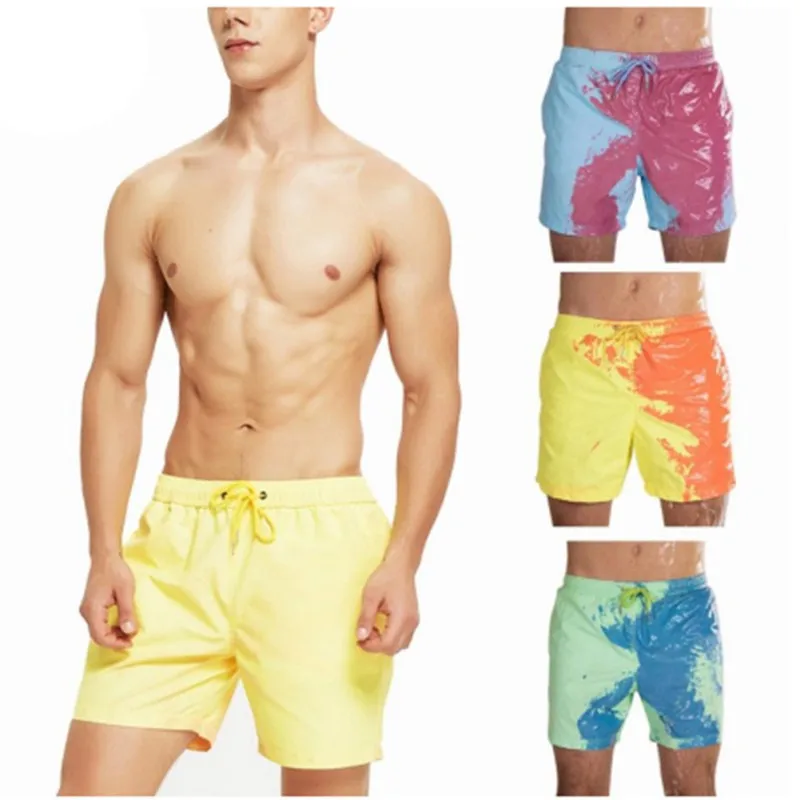 Men Color-changing Beach Shorts Summer Quick Dry Surf Swimwear Pants Warm Color Discoloration Swimming Trunks Surf Board Shorts
Men Color-changing Beach Shorts Summer Quick Dry Surf Swimwear Pants Warm Color Discoloration Swimming Trunks Surf Board Shorts