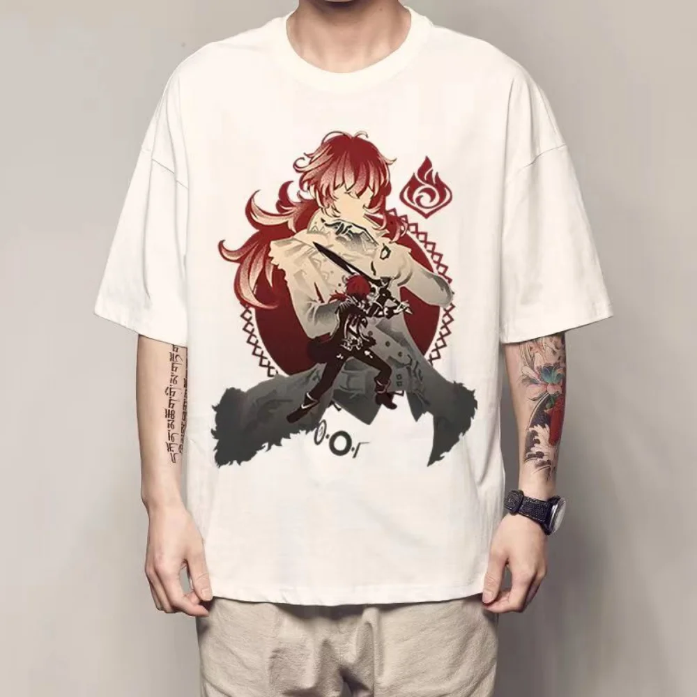 Diluc Anime T-shirt Genshin Impact Manga Graphic Original Oversized Men Cotton Short Sleeve Tee Women Top Summer Couple Clothing
Diluc Anime T-shirt Genshin Impact Manga Graphic Original Oversized Men Cotton Short Sleeve Tee Women Top Summer Couple Clothing
