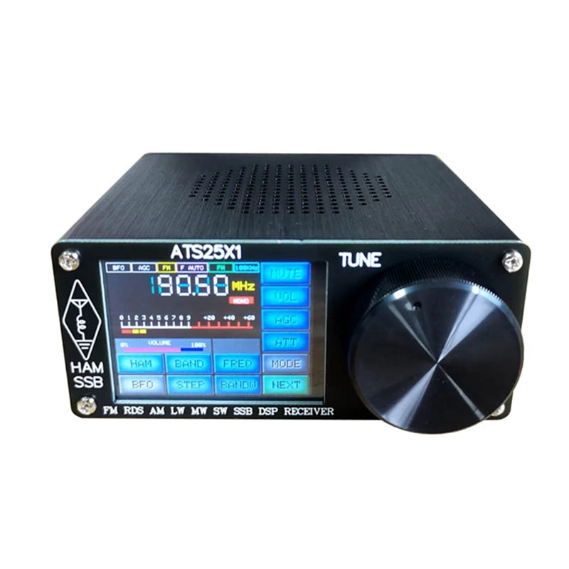 New ATS-25X1 Si4732 Chip All Band Radio Receiver DSP Receiver FM LW MW And SW SSB With 2.4 Inch Touch Screen
New ATS-25X1 Si4732 Chip All Band Radio Receiver DSP Receiver FM LW MW And SW SSB With 2.4 Inch Touch Screen