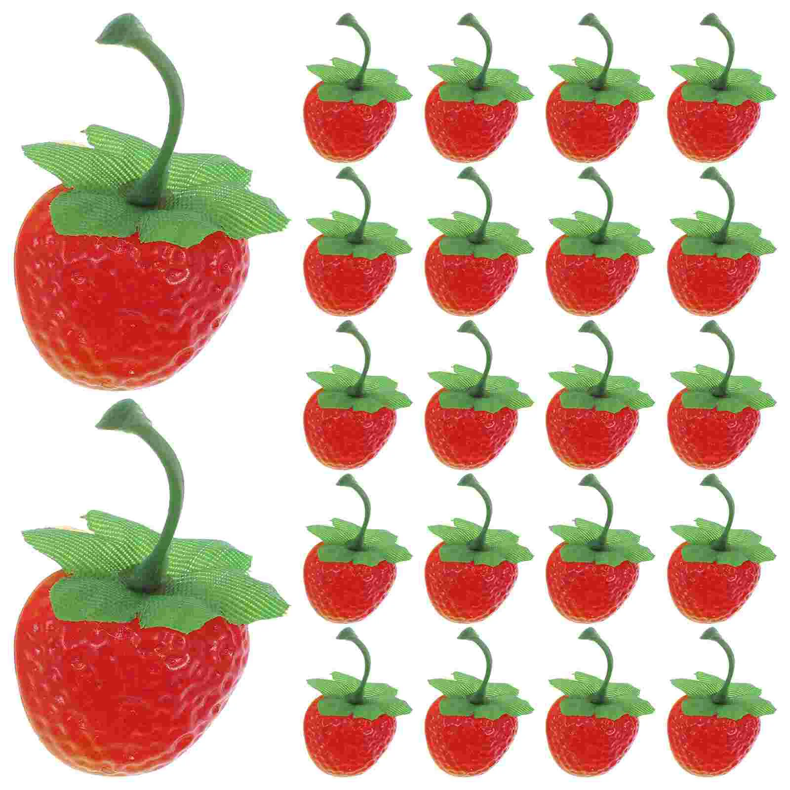 30pcs Mini Strawberry Models Fake Strawberry Ornaments Display Props Lifelike Strawberry Decors 
30pcs Mini Strawberry Models Fake Strawberry Ornaments Display Props Lifelike Strawberry Decors