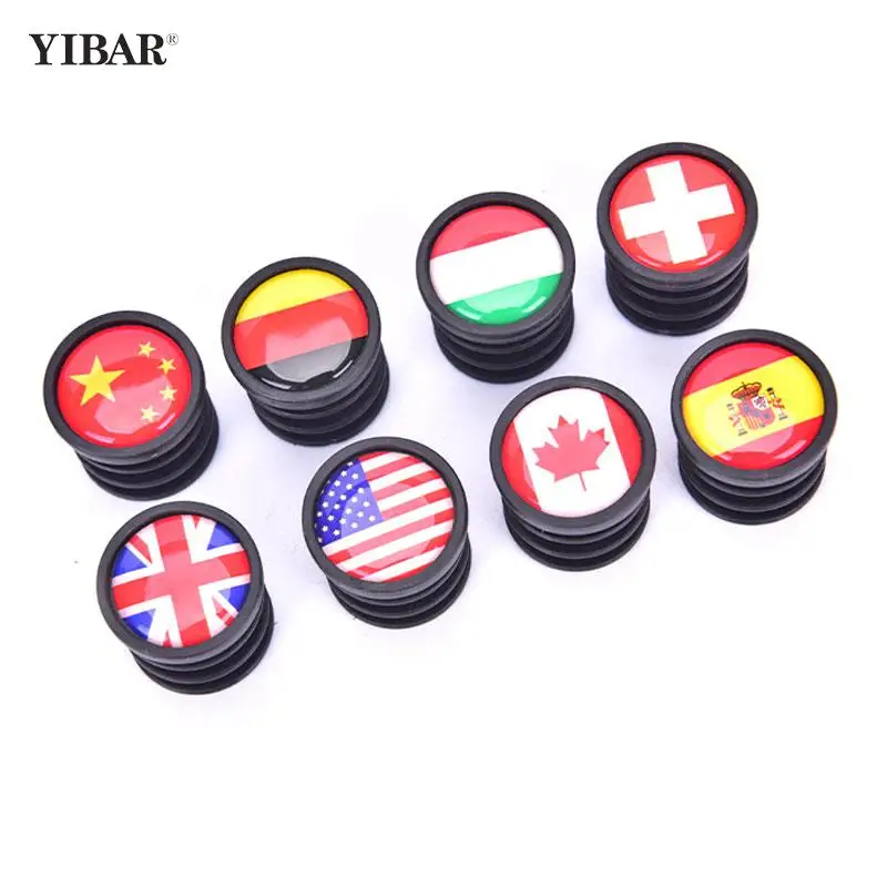 1 Pair Bicycle National Flag Handlebar End Plugs For Mountain Road Bike Bicycle Grips Parts - 2.2*2cm
1 Pair Bicycle National Flag Handlebar End Plugs For Mountain Road Bike Bicycle Grips Parts - 2.2*2cm