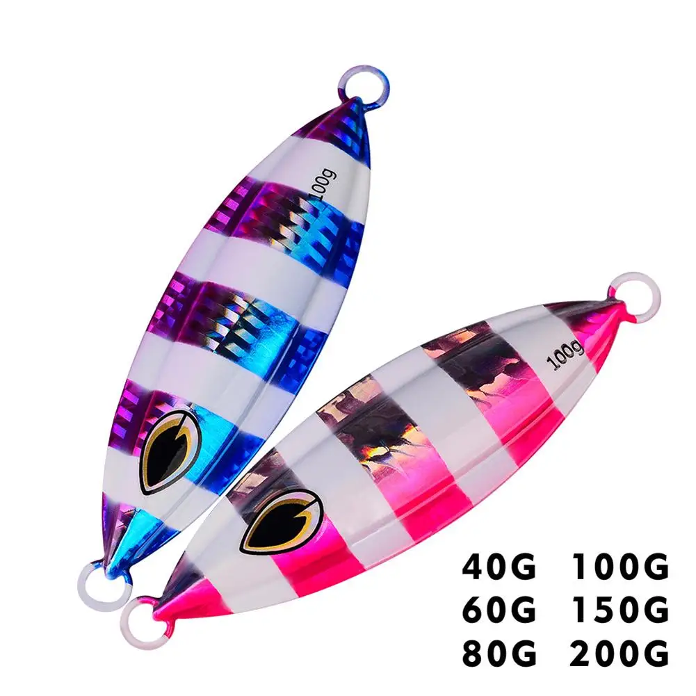 Lifelike Metal Jigging Lure Jigs Saltwater Lures 40g-200g Trolling Hard Bait Bass Fishing Bait Tackle Metal Jig Fish Lure Weight
Lifelike Metal Jigging Lure Jigs Saltwater Lures 40g-200g Trolling Hard Bait Bass Fishing Bait Tackle Metal Jig Fish Lure Weight