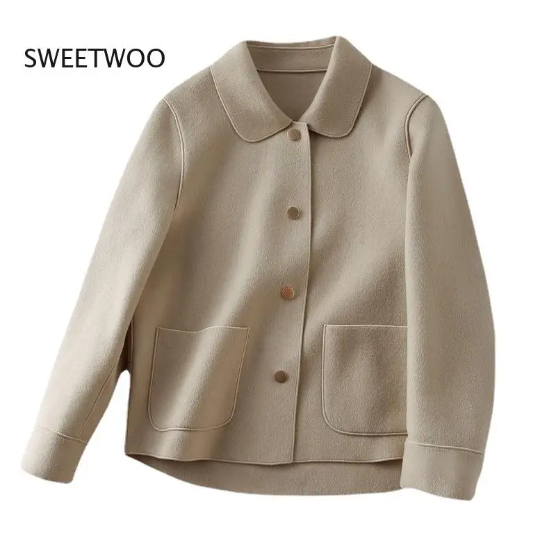 High Quality Women Slim Jacket Vintage Casual Spring Autumn All-Match Oversized Outerwear Elegant Short Office Ladies Coat Top
High Quality Women Slim Jacket Vintage Casual Spring Autumn All-Match Oversized Outerwear Elegant Short Office Ladies Coat Top