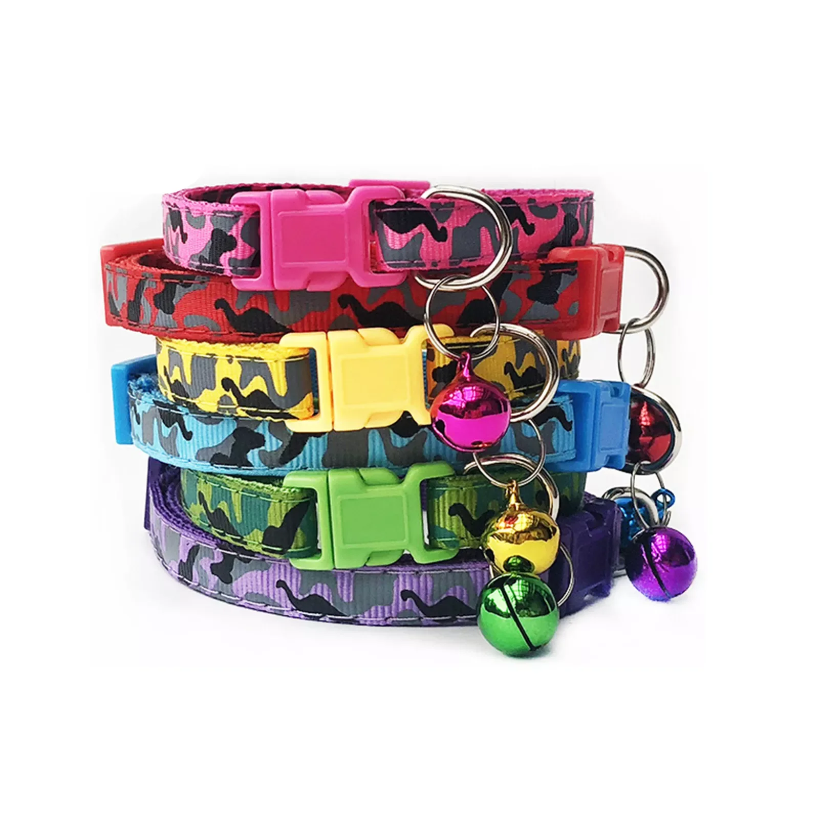 Cool Camo Cat Dog Collar With Bell Neck Strap Adjustable Buckle Kitten Puppy Pet Camouflage Leash Animal Outdoor Accessories
Cool Camo Cat Dog Collar With Bell Neck Strap Adjustable Buckle Kitten Puppy Pet Camouflage Leash Animal Outdoor Accessories