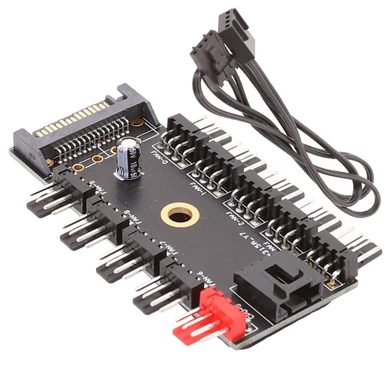 HUB Cooler Speed Controller Splitter Adapter Socket PC Controller Adapter PC 1 To 10 3Pin 4Pin PWM Cooling Fans
HUB Cooler Speed Controller Splitter Adapter Socket PC Controller Adapter PC 1 To 10 3Pin 4Pin PWM Cooling Fans