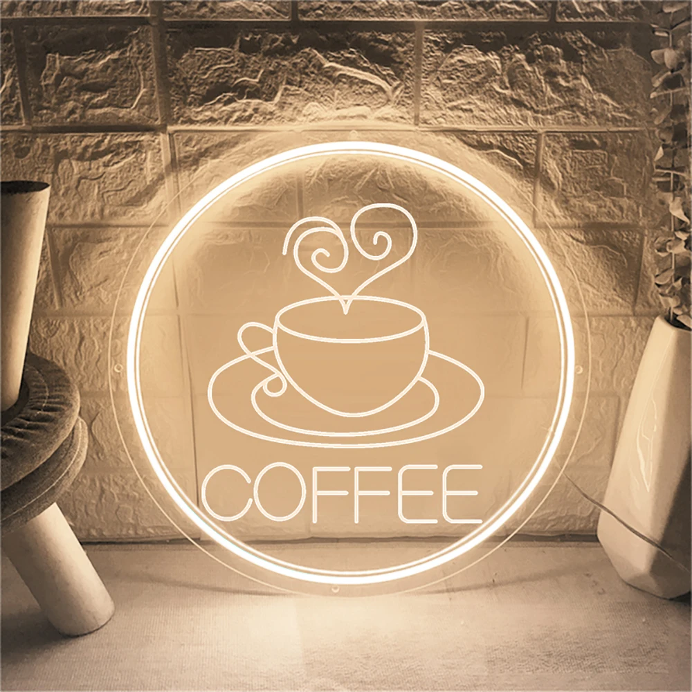 Coffee Neon Sign Lights Home Bar Decor Cafe Sign Wall Decoration Restaurant Club Kitchen Led Luminous 3D Signs Christmas Gift
Coffee Neon Sign Lights Home Bar Decor Cafe Sign Wall Decoration Restaurant Club Kitchen Led Luminous 3D Signs Christmas Gift