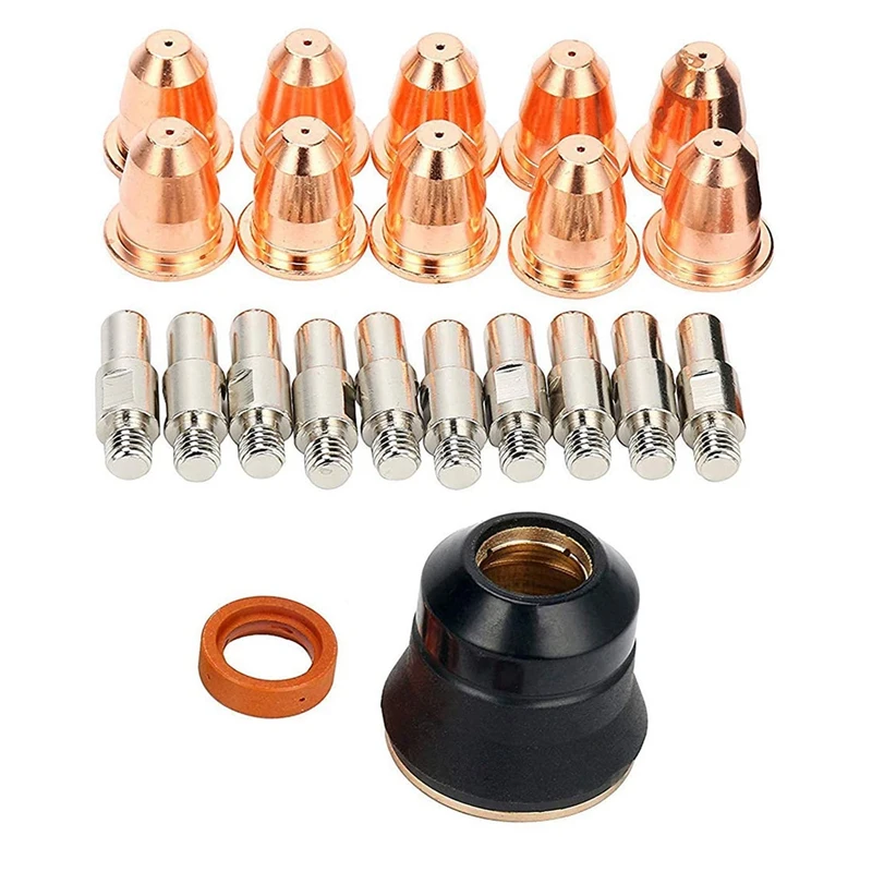 Best22pcs Plasma Cutter Torch S45 Accessory PR0010 Electrodes PD0116-08 Nozzle Tips Spacer Guide Retaining Cap For S45 Torch
Best22pcs Plasma Cutter Torch S45 Accessory PR0010 Electrodes PD0116-08 Nozzle Tips Spacer Guide Retaining Cap For S45 Torch