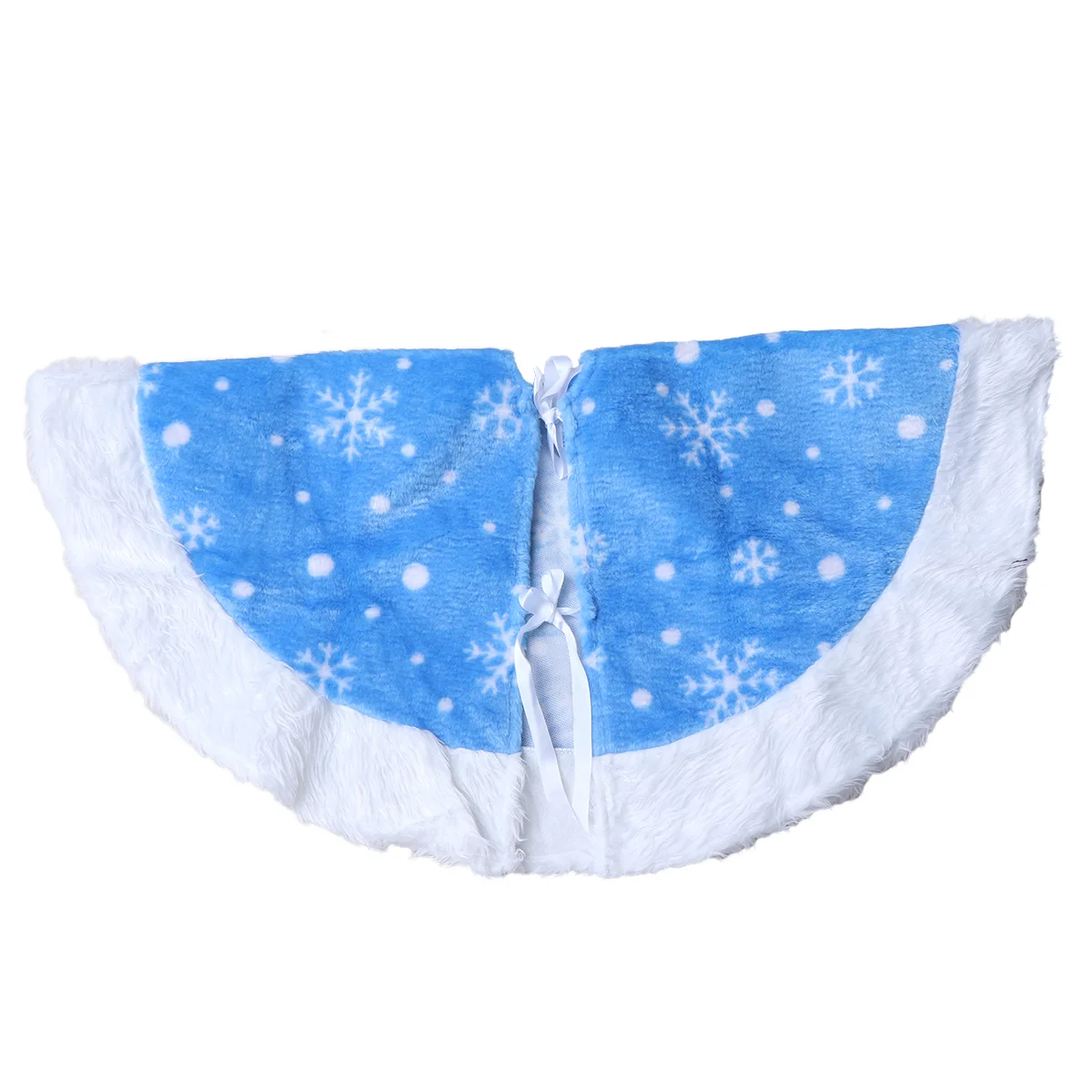 Bright Blue Plush Christmas Tree Dress Tree Skirt for Christmas Decoration Use
Bright Blue Plush Christmas Tree Dress Tree Skirt for Christmas Decoration Use