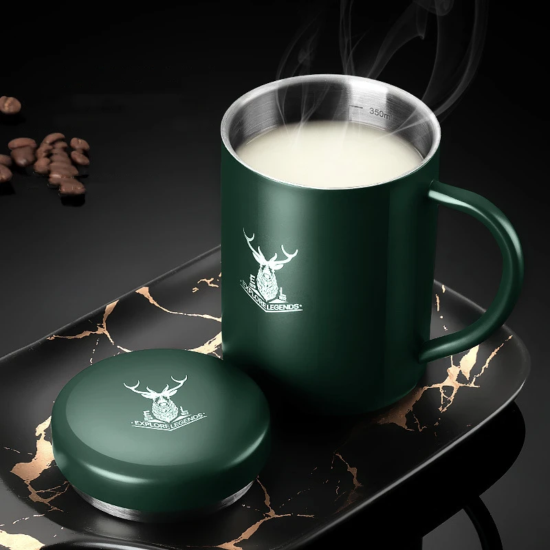 Thermal Mug with Lid 304 Stainless Steel Coffee Cup Home Office Double Wall Tumbler Anti-drop Keep Warm&cold Double Bottom
Thermal Mug with Lid 304 Stainless Steel Coffee Cup Home Office Double Wall Tumbler Anti-drop Keep Warm&cold Double Bottom
