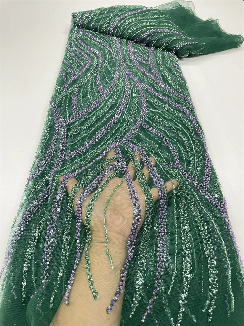 Luxury African Sequins Beaded Lace Fabric 2023 High Quality Groom Nigerian Wedding Bridal Embroidery French Tulle Sewing QF0845
Luxury African Sequins Beaded Lace Fabric 2023 High Quality Groom Nigerian Wedding Bridal Embroidery French Tulle Sewing QF0845
