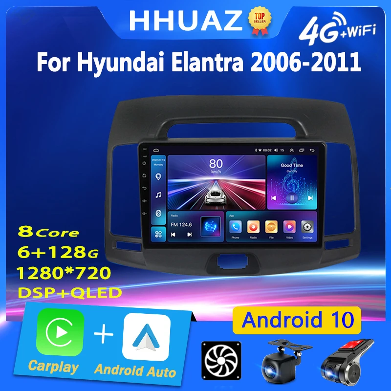 Автомобильный мультимедийный плеер, мультимедийный проигрыватель 2DIN на Android 10 с GPS-навигацией для Hyundai Elantra 4 HD 2006-2012
Автомобильный мультимедийный плеер, мультимедийный проигрыватель 2DIN на Android 10 с GPS-навигацией для Hyundai Elantra 4 HD 2006-2012