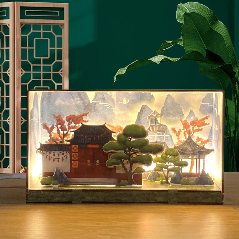 DIY Handmade Assembly Wooden Model Building Home Decoration Ornament LED Night Light Craft Children Kids Gift
DIY Handmade Assembly Wooden Model Building Home Decoration Ornament LED Night Light Craft Children Kids Gift