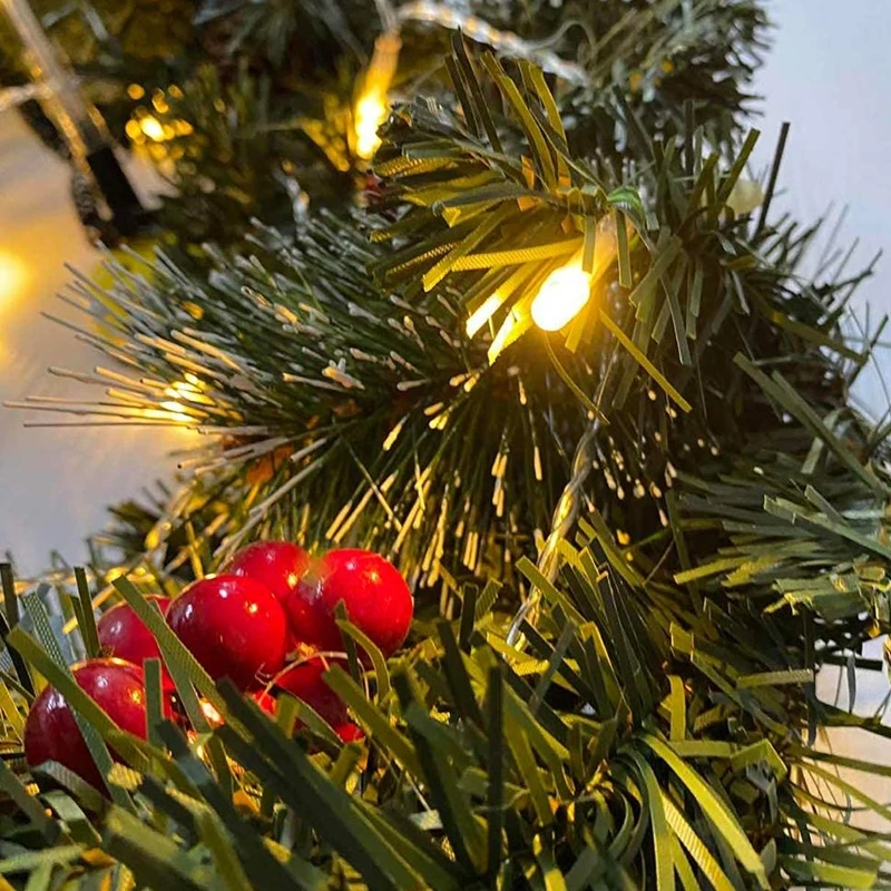 Christmas Led Light Artificial Pine Needles Berries Pine Cones for Outdoor Garden Yard Door Wall Decor
Christmas Led Light Artificial Pine Needles Berries Pine Cones for Outdoor Garden Yard Door Wall Decor