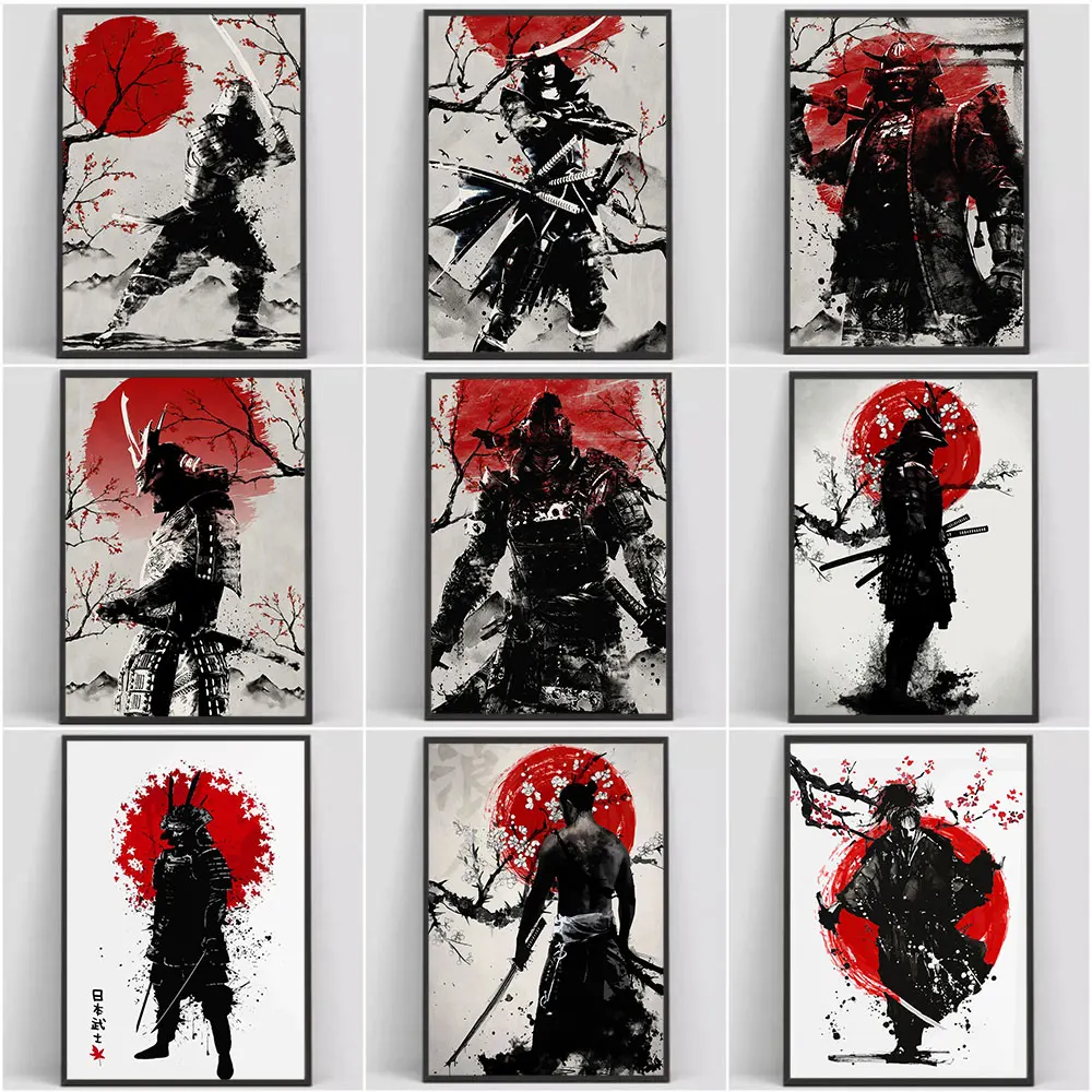 Samurai Ink Painting Anime Posters and Prints Japan Ronin Canvas Wall Painting Art Pictures For Living Room Home Decoration Gift
Samurai Ink Painting Anime Posters and Prints Japan Ronin Canvas Wall Painting Art Pictures For Living Room Home Decoration Gift