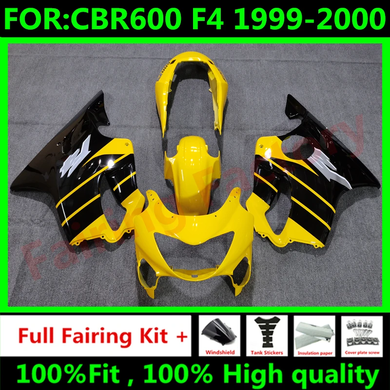 Новый комплект обтекателей для мотоцикла ABS подходит для CBR600 F4 CBR 600 99 00 CBR600F4 1999 2000 детская обтекатель желтого и черного цветов
Новый комплект обтекателей для мотоцикла ABS подходит для CBR600 F4 CBR 600 99 00 CBR600F4 1999 2000 детская обтекатель желтого и черного цветов