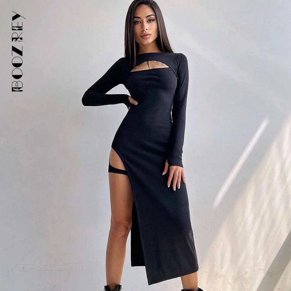 Пикантное платье BoozRey с круглым вырезом и длинными рукавами, осенние модные элегантные вечерние платья миди с разрезом для женщин, уличная о...
Пикантное платье BoozRey с круглым вырезом и длинными рукавами, осенние модные элегантные вечерние платья миди с разрезом для женщин, уличная о...