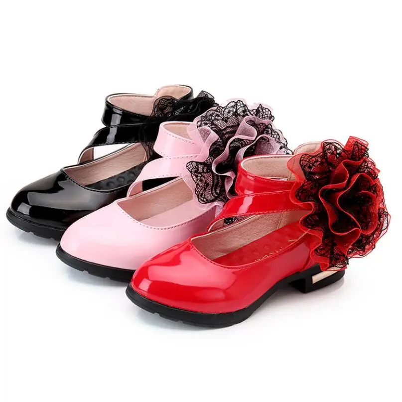 Kids Shoes Girls High Heel Princess Flowers Shoes Fashion Children Shoes Leather 9099
Kids Shoes Girls High Heel Princess Flowers Shoes Fashion Children Shoes Leather 9099