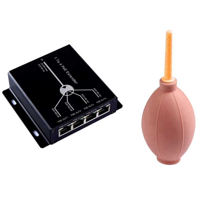 Top Deals 1 Pcs 4 Port IEEE802.3Af Poe Extender With 10/100Mbps LAN Ports 4 POE Extender & 1 Pcs Rubber Air Cleaning Tool Pink 
Top Deals 1 Pcs 4 Port IEEE802.3Af Poe Extender With 10/100Mbps LAN Ports 4 POE Extender & 1 Pcs Rubber Air Cleaning Tool Pink