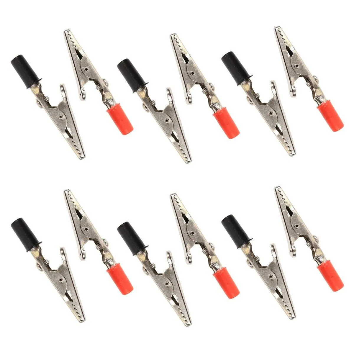 12X CROCODILE /ALLIGATOR CLIPS SHOCKPROOF Insulated Electrical Lead Croc Battery Multimeter Equipment Measuring Clip
12X CROCODILE /ALLIGATOR CLIPS SHOCKPROOF Insulated Electrical Lead Croc Battery Multimeter Equipment Measuring Clip