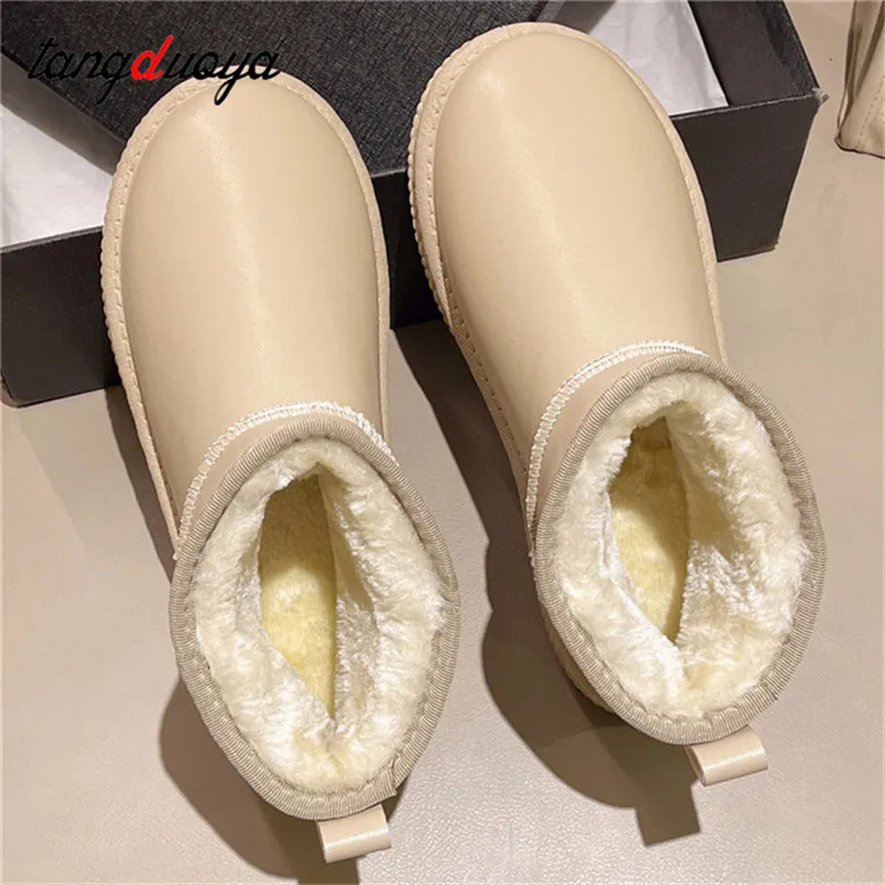Женские зимние ботинки из искусственной кожи, женские короткие ботинки-трубы, толстые Нескользящие Водонепроницаемые зимние ботинки в Кор...
Женские зимние ботинки из искусственной кожи, женские короткие ботинки-трубы, толстые Нескользящие Водонепроницаемые зимние ботинки в Кор...