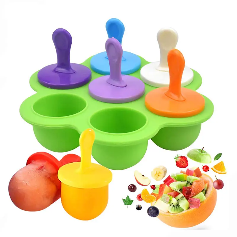 7 Cell Ice Cream Silicone Mold Summer Popsicle Mold Ice Pop Maker Fruit Juice Freezer Ice Tray Popsicle Mold Cake Baking Tools
7 Cell Ice Cream Silicone Mold Summer Popsicle Mold Ice Pop Maker Fruit Juice Freezer Ice Tray Popsicle Mold Cake Baking Tools