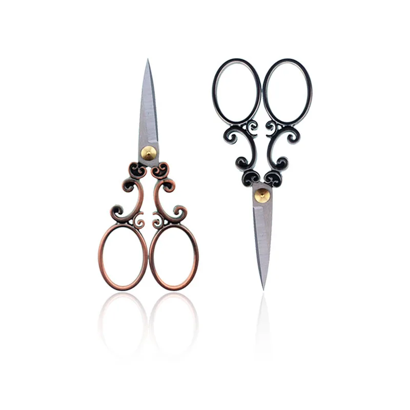 Vintage European Scissors for Cross Stitch and Tailoring Fabric Projects - Stainless Steel Blades and Retro Rolled Edge Pattern
Vintage European Scissors for Cross Stitch and Tailoring Fabric Projects - Stainless Steel Blades and Retro Rolled Edge Pattern