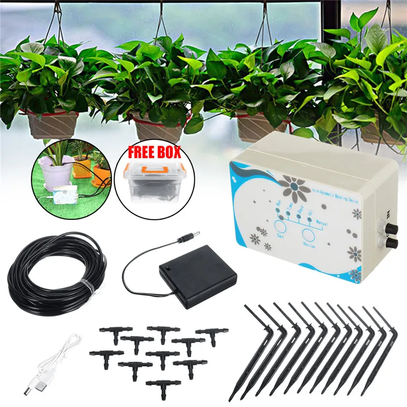 Intelligent Watering Machine Rechargeable Automatic Watering Timer Plants Drip Irrigation Device Water Pump Timer Watering Kit
Intelligent Watering Machine Rechargeable Automatic Watering Timer Plants Drip Irrigation Device Water Pump Timer Watering Kit