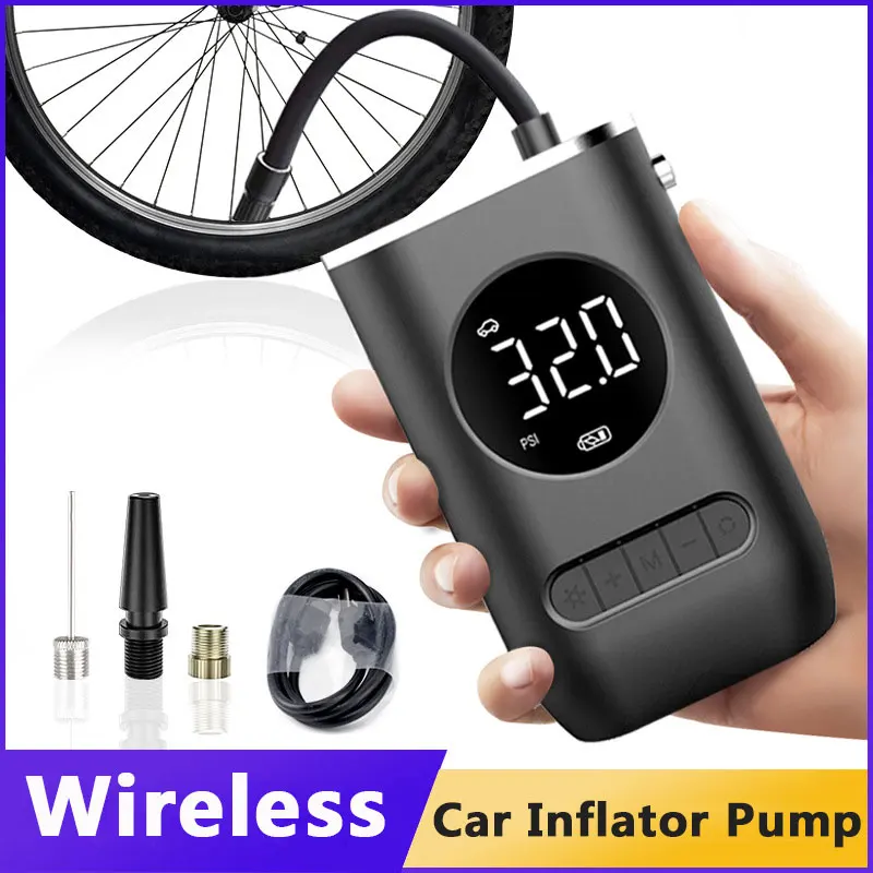 NEW Electric Inflator Pump Portable Mini Wireless Smart Digital Air Compressor Tire Pressure Detection For Car Bike Motorcycle
NEW Electric Inflator Pump Portable Mini Wireless Smart Digital Air Compressor Tire Pressure Detection For Car Bike Motorcycle