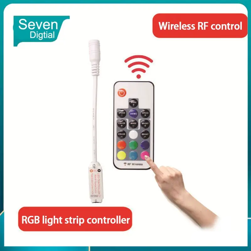 Zero Delay Non-infrared Led Controller Low Power Consumption Rf Wireless Remote Controller Code Matching 12v 24-key
Zero Delay Non-infrared Led Controller Low Power Consumption Rf Wireless Remote Controller Code Matching 12v 24-key