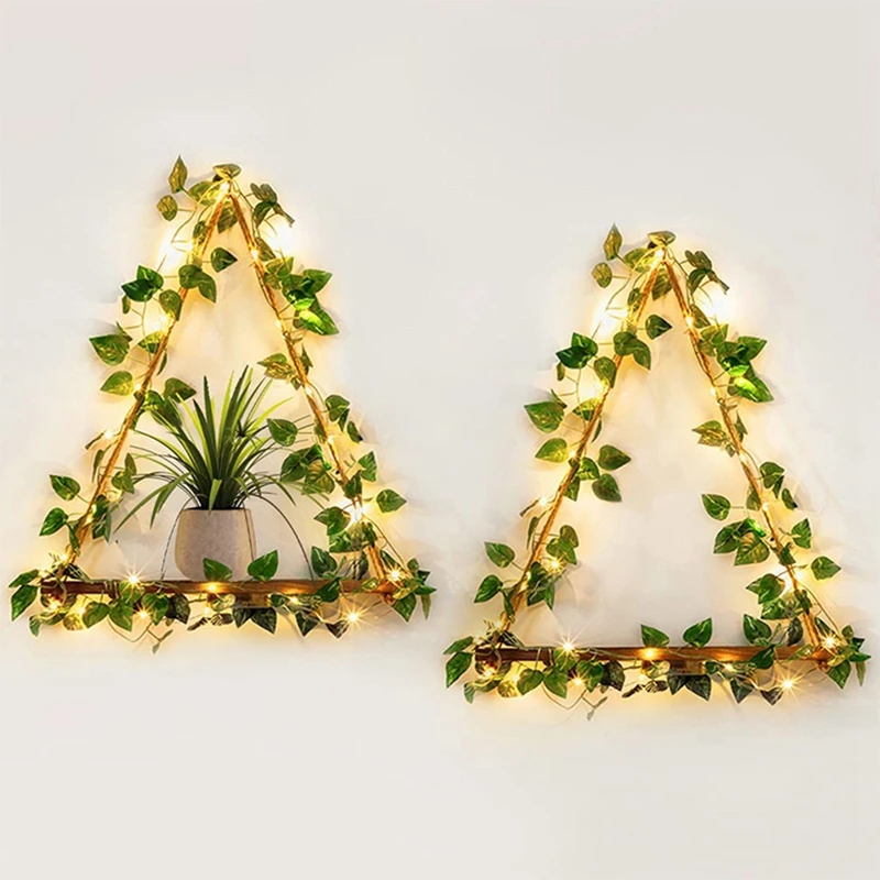 Wall Shelving Wall Decor Plant Stand Bedroom Wall Decor, Wall Decor Aesthetic, With Decorative Leaves And Light Strips Suitable
Wall Shelving Wall Decor Plant Stand Bedroom Wall Decor, Wall Decor Aesthetic, With Decorative Leaves And Light Strips Suitable