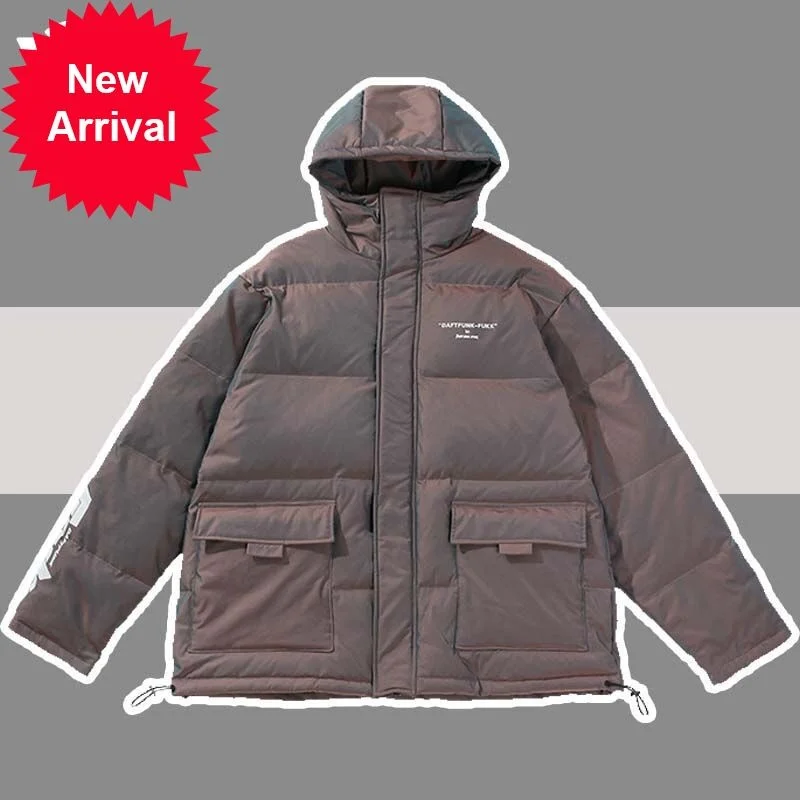 Colorful Gradient Reflective Winter Jacket Parka Men Japanese Street Zipper Padded Coat Women Casual Fashion Hiphop Warm Outwear
Colorful Gradient Reflective Winter Jacket Parka Men Japanese Street Zipper Padded Coat Women Casual Fashion Hiphop Warm Outwear
