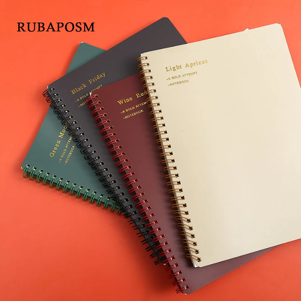 2 PCS A5 Spiral Notebook PP Four-Color Double Coil Diary Office School sSupplies 80 Pages Horizontal Line Grid Notebook
2 PCS A5 Spiral Notebook PP Four-Color Double Coil Diary Office School sSupplies 80 Pages Horizontal Line Grid Notebook