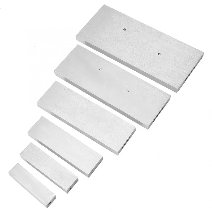 6Pcs 3/8 To 2-1/4 Inch Adjustable Parallel Block Set Precision Steel Parallel Gauge Block Measurement Lathe Tools Parallel Block
6Pcs 3/8 To 2-1/4 Inch Adjustable Parallel Block Set Precision Steel Parallel Gauge Block Measurement Lathe Tools Parallel Block