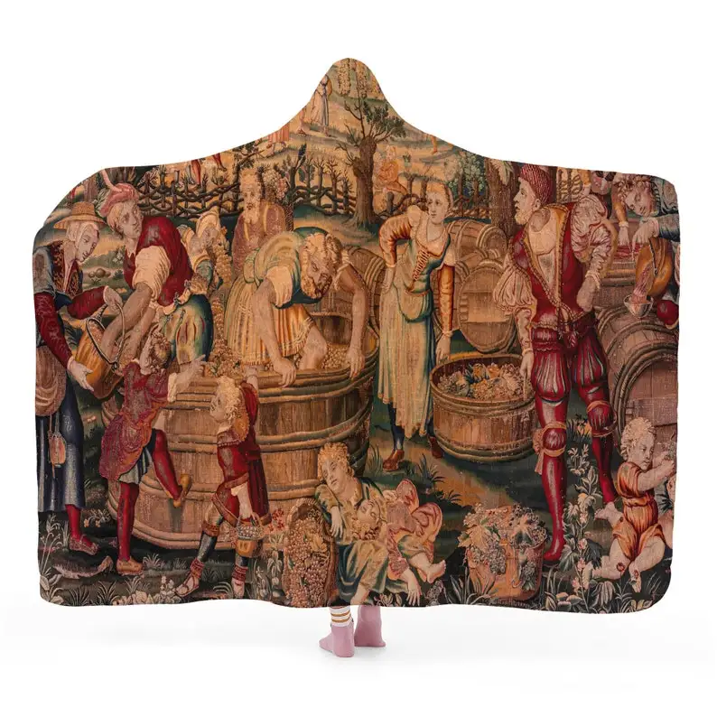 hooded blanket with antique tapestry design, custom blanket, blanket hoodie, decorative blanket, sherpa blanket, boho wrap, gift
hooded blanket with antique tapestry design, custom blanket, blanket hoodie, decorative blanket, sherpa blanket, boho wrap, gift