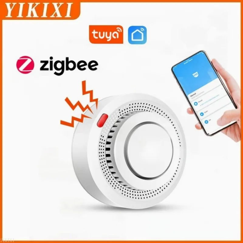 Звуковая сигнализация Tuya датчик дыма Zigbee Fire Sensor 85 дБ, система безопасности для умного дома
Звуковая сигнализация Tuya датчик дыма Zigbee Fire Sensor 85 дБ, система безопасности для умного дома