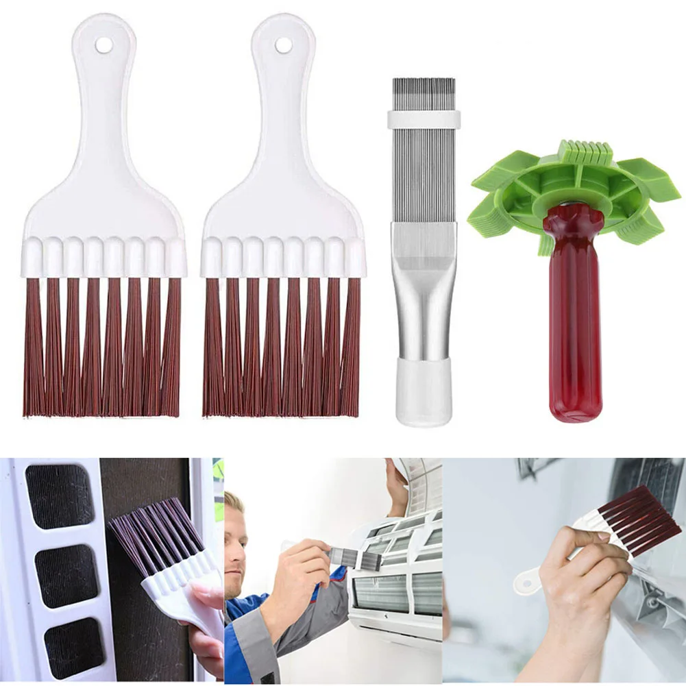 4Pcs Radiator Cleaning Brush Set Air Conditioner A/C HAVC Condenser Fin Comb Universal Brushes Stainless Steel Fin Combs
4Pcs Radiator Cleaning Brush Set Air Conditioner A/C HAVC Condenser Fin Comb Universal Brushes Stainless Steel Fin Combs