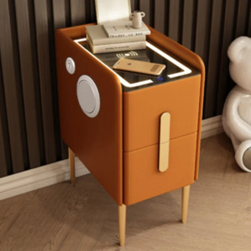 Narrow Smart Nightstands Modern Living Room Smart Small Bedside Table Wireless Charging Balcony Library Muebles Hotel Furnitur
Narrow Smart Nightstands Modern Living Room Smart Small Bedside Table Wireless Charging Balcony Library Muebles Hotel Furnitur