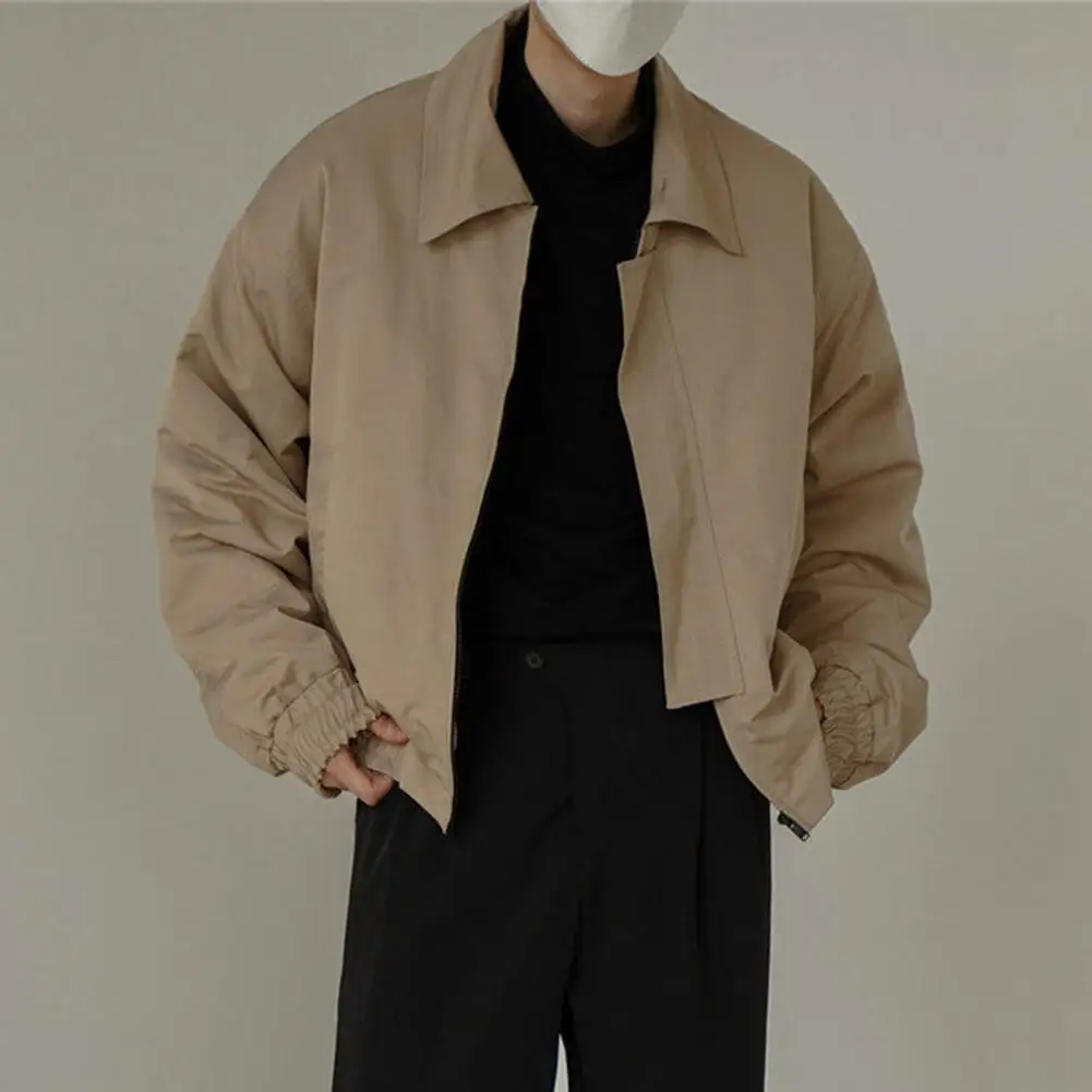 Men Jacket Popular Lapel Collar Nude Color Coat Polyester Men Trench Coat Solid Color Lapel Collar Men Coat for Outdoor
Men Jacket Popular Lapel Collar Nude Color Coat Polyester Men Trench Coat Solid Color Lapel Collar Men Coat for Outdoor