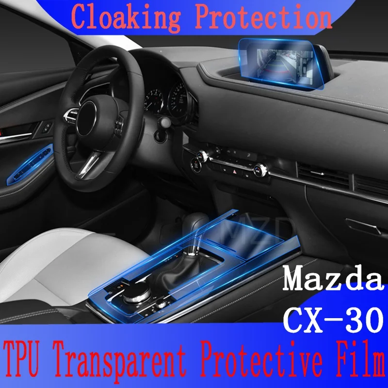 For Mazda CX30 2020 Navigation Center Console Gear Panel Screen TPU Car Interior Protective Film Anti-Scratch Repair Sticker
For Mazda CX30 2020 Navigation Center Console Gear Panel Screen TPU Car Interior Protective Film Anti-Scratch Repair Sticker