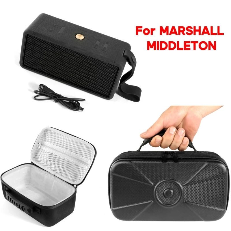 Small Traveling Shells Carrying Case Box For MARSHALL MIDDLETON Speaker Zipper Holder Easy to Open Close Hard Holder Accessories
Small Traveling Shells Carrying Case Box For MARSHALL MIDDLETON Speaker Zipper Holder Easy to Open Close Hard Holder Accessories