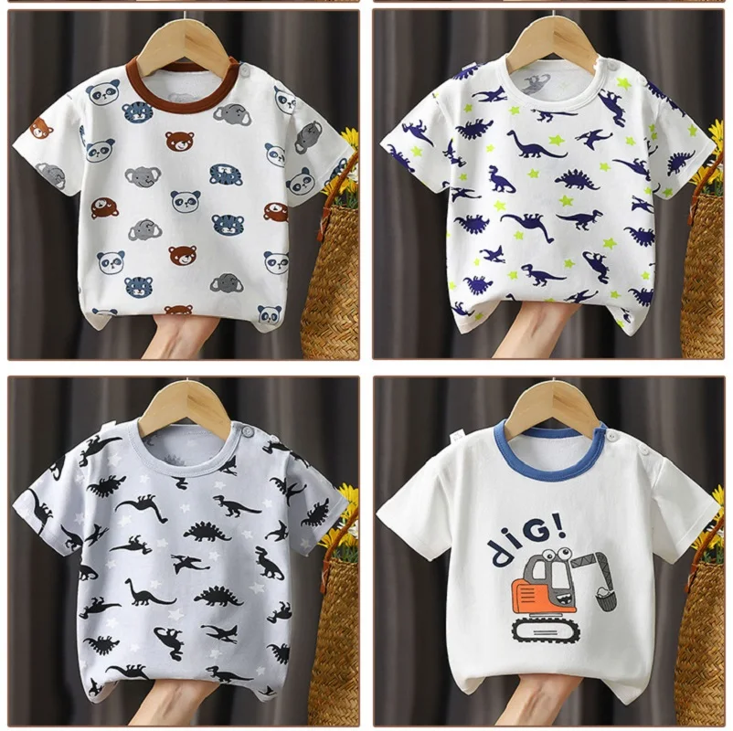 Детская Хлопковая футболка, Летний Новый топ с принтом для девочек и мальчиков, Мультяшные повседневные спортивные детские пуловеры, топы, уличная одежда с коротким рукавом
Детская Хлопковая футболка, Летний Новый топ с принтом для девочек и мальчиков, Мультяшные повседневные спортивные детские пуловеры, топы, уличная одежда с коротким рукавом