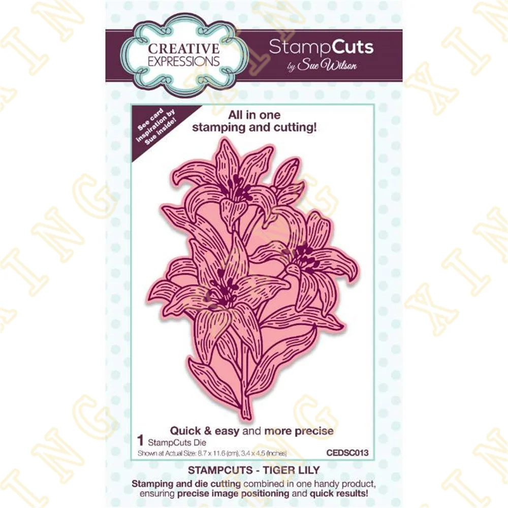 New Arrival Tiger Lily Metal Cutting Dies and Stamps Diy Scrapbooking Card Stencil Paper Cards Handmade Album Stamps Die Sheets
New Arrival Tiger Lily Metal Cutting Dies and Stamps Diy Scrapbooking Card Stencil Paper Cards Handmade Album Stamps Die Sheets