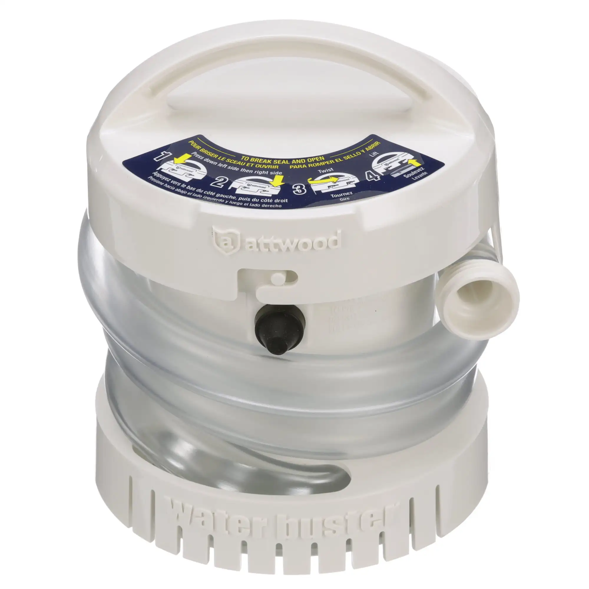 Portable , Submersible, Battery Powered, 200 GPH, 42-Inch Hose, 5 ¼-Inch Diameter
Portable , Submersible, Battery Powered, 200 GPH, 42-Inch Hose, 5 ¼-Inch Diameter
